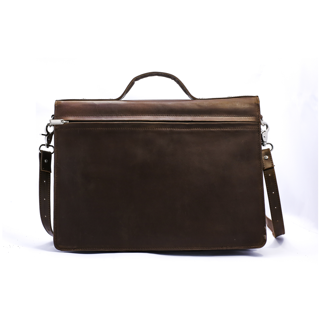 Buy leather bags online-chocolate brown-aarakh.com